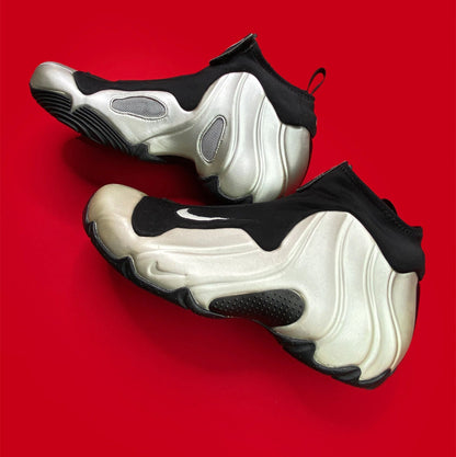 Nike Air Flightposite Silver Original 2000 Size 12.5