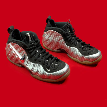 Nike Air Foamposite Pro Silver Surfer Chrome 2016 Size 11