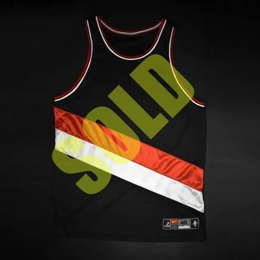 Portland Trailblazers Nike Authentic NBA Blank Rare Sample Jersey