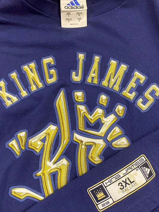 Pre-Nike: Adidas Sample Lebron James T-shirt