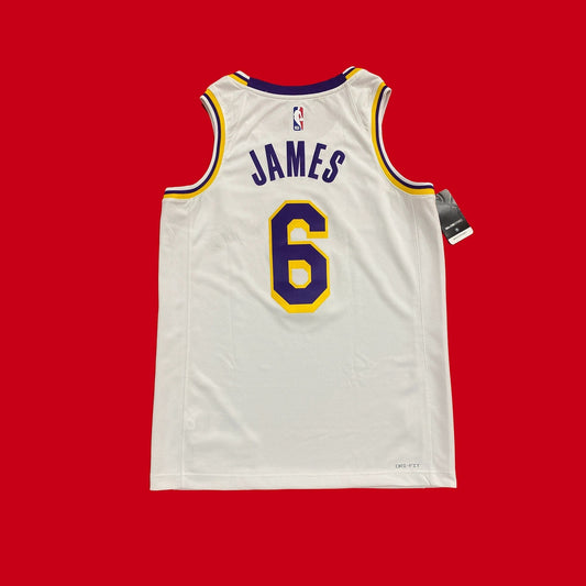 Los Angeles Lakers Lebron James Nike Home Jersey NEW