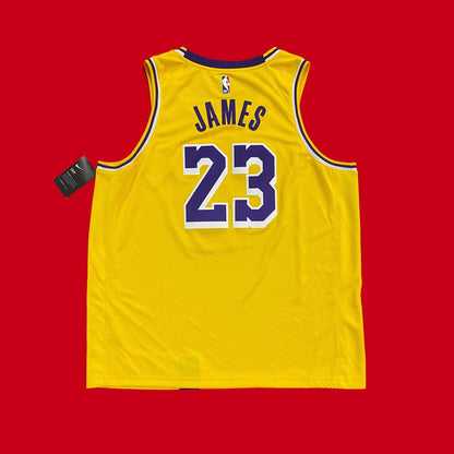 Los Angeles Lakers Lebron James Nike Icon Jersey NEW