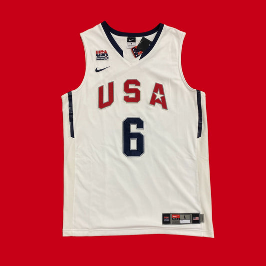 USA Lebron James Nike Authentic Olympic Jersey NEW