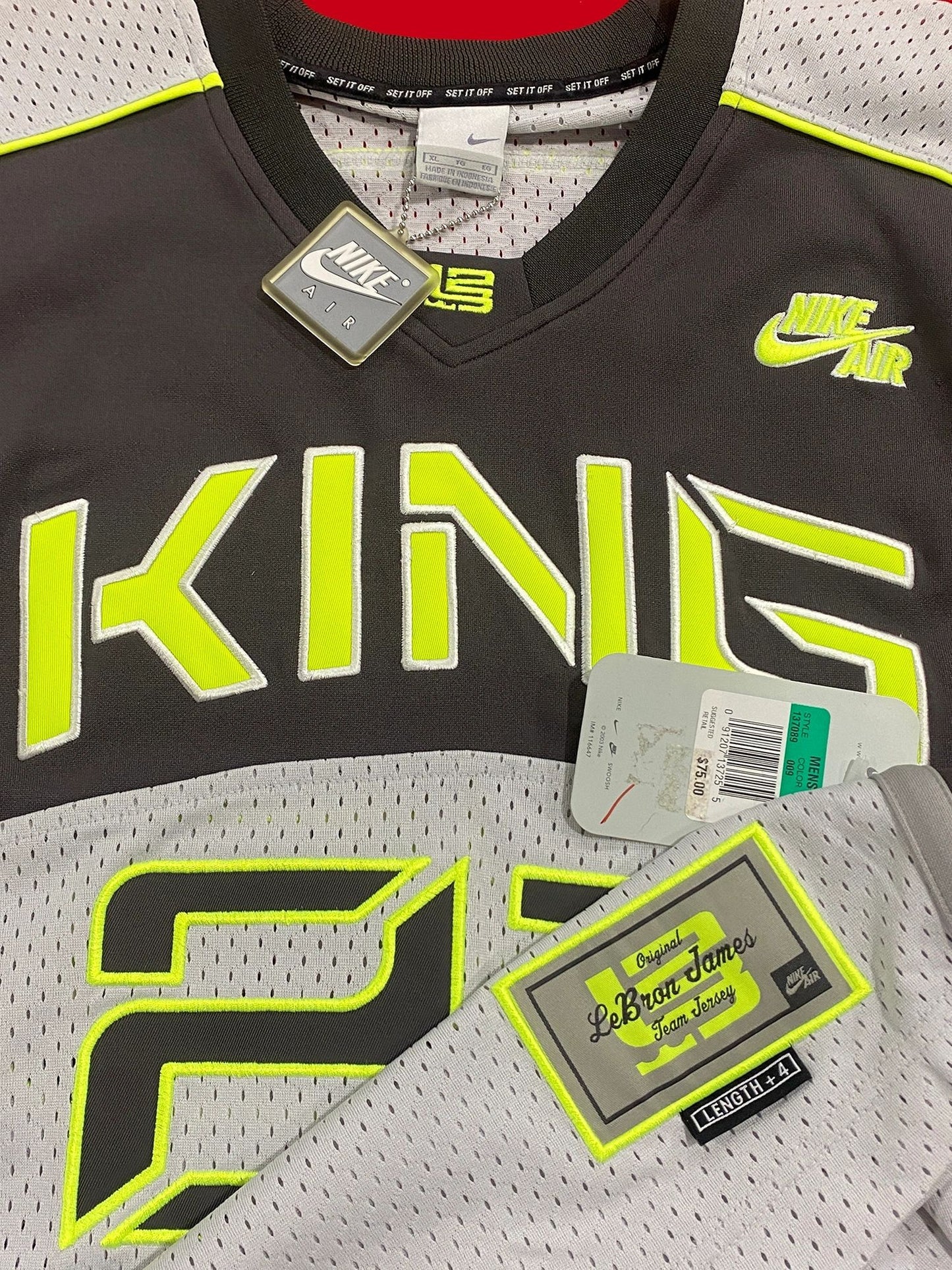 Nike Lebron King James Authentic Jersey + Bonus