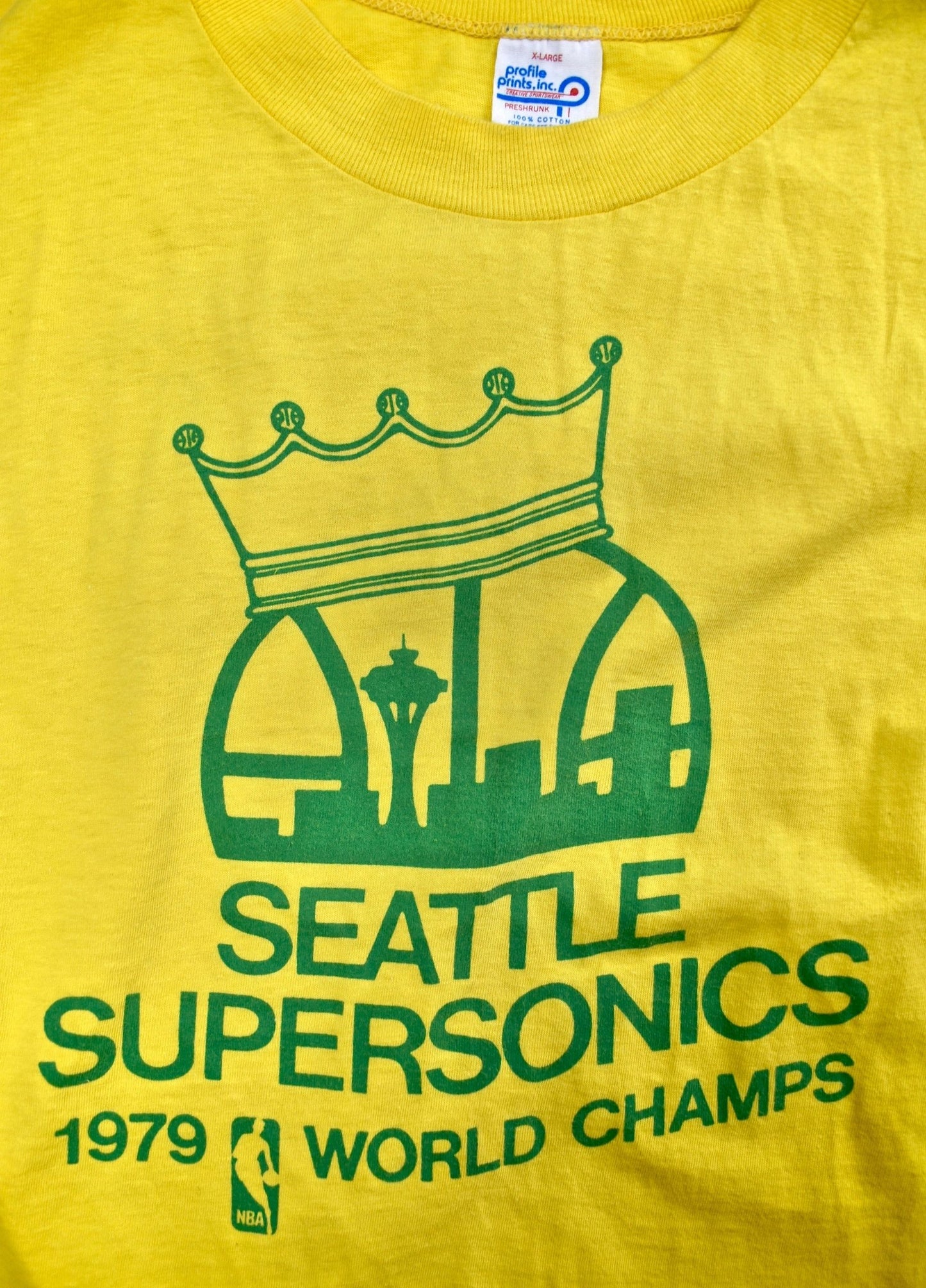 1979 Seattle Supersonics Championship T-Shirt