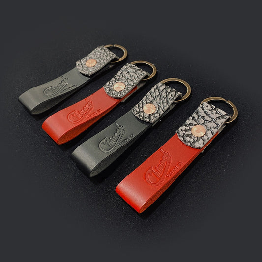 1/1 Chinook Leather Co. Premium Leather Keychain
