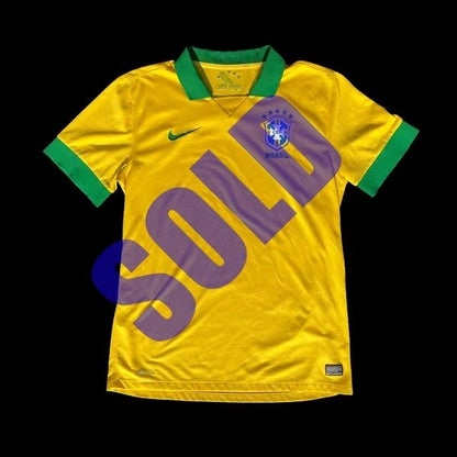 Nike Brazil 2013/14 World Cup Soccer Jersey Size Large