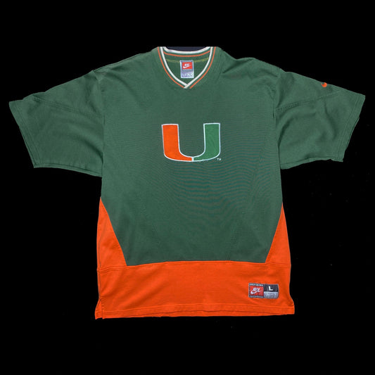 Miami Hurricanes Nike Sample Heavyweight 90s Shooting Shirt