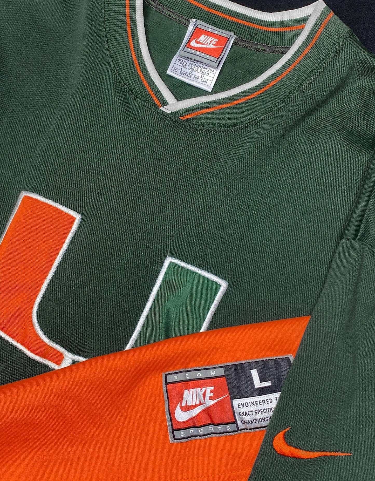 Miami Hurricanes Nike Sample Heavyweight 90s Shooting Shirt