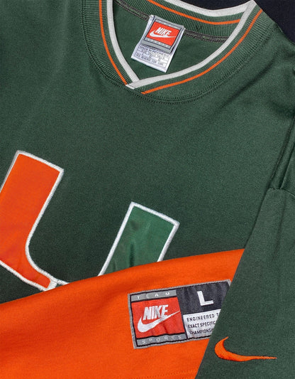 Miami Hurricanes Nike Sample Heavyweight 90s Shooting Shirt