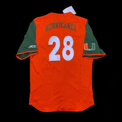 Miami Hurricanes Authentic Sample Adidas Game Jersey