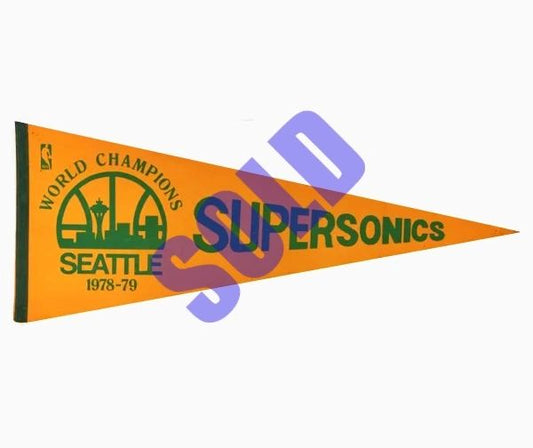 Seattle Supersonics 1979 World Champions Pennant