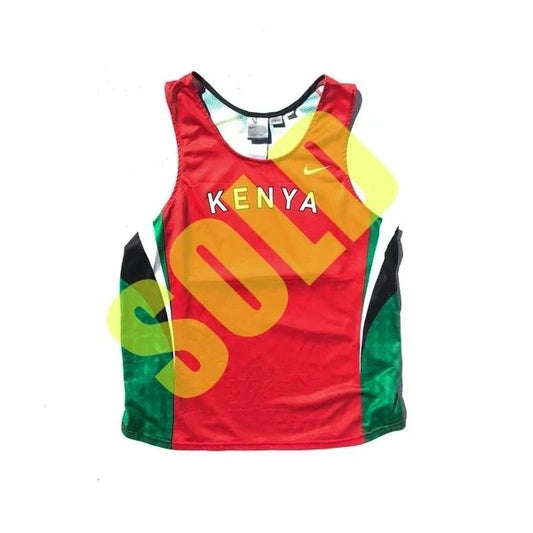 Nike Kenya Olympics Lightweight Athlete Tank Made in USA