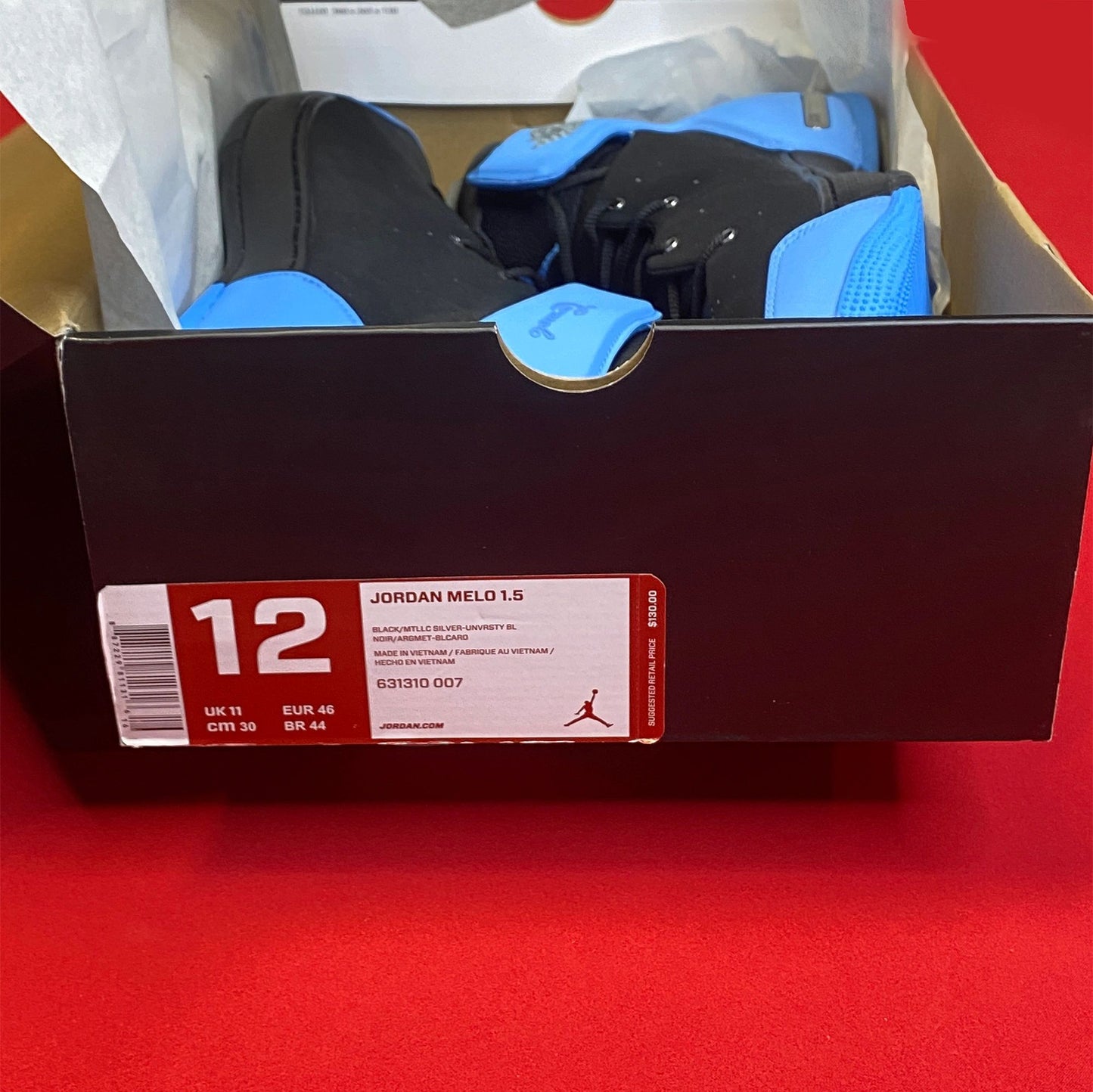 Nike Air Jordan Melo 1.5 2013 Release New Size 12