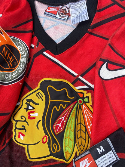 Chicago Blackhawks Nike Street Hockey Spiderman Jersey