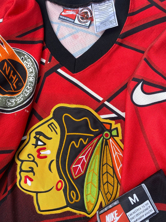 Chicago Blackhawks Nike Street Hockey Spiderman Jersey