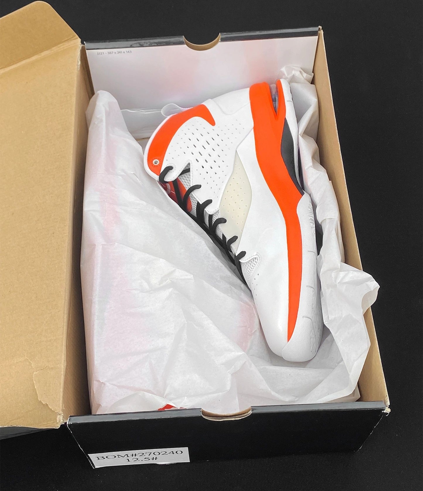 Nike Air Jordan Fly Wade 1 White/Orange Heat Samples 12.5