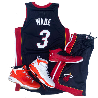 Miami Heat Dwyane Wade Adidas Authentic Rev30 Jersey + Shorts NEW