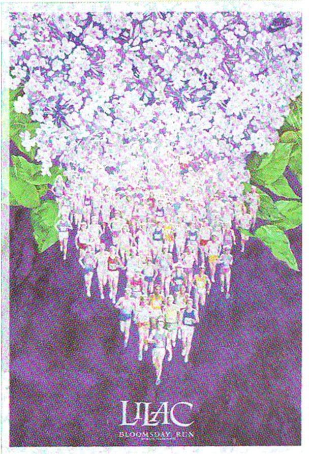 Nike Spokane, WA Bloomsday Marathon Run Original Poster NEW