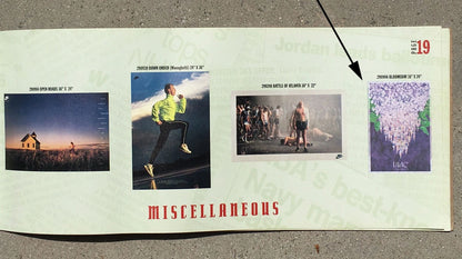 Nike Spokane, WA Bloomsday Marathon Run Original Poster NEW