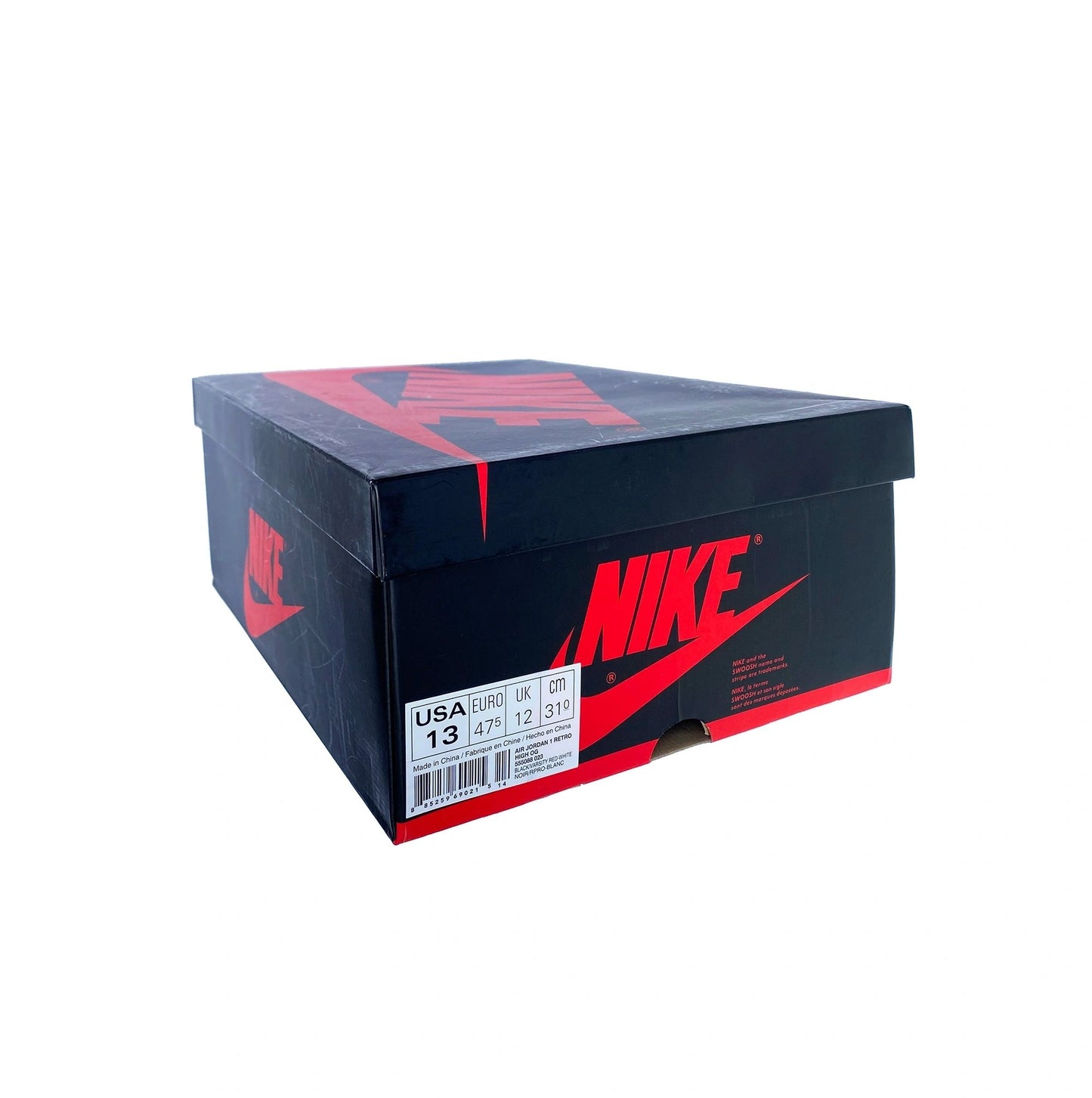Nike Air Jordan 1 Retro Banned BRED 2016 Size 13