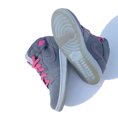 Nike Air Jordan 1 Retro 2014 Gray/Pink Size 5.5Y