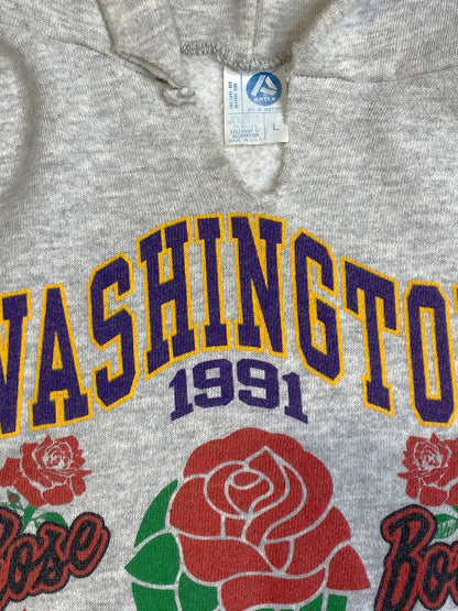 Washington Huskies UW 1991 Rose Bowl Hoody Sweatshirt