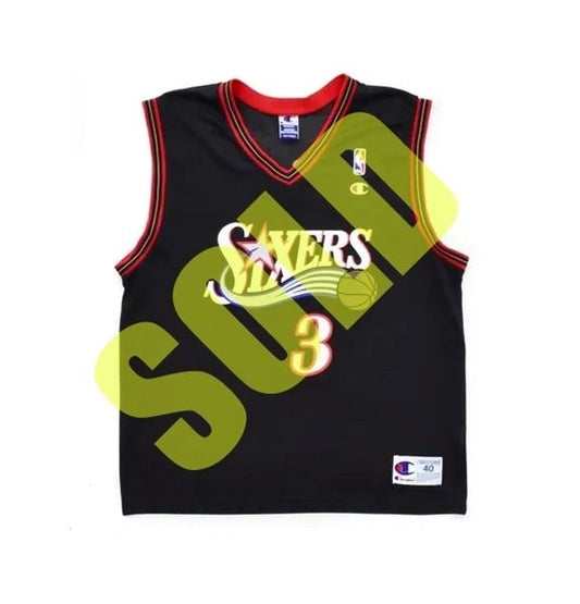Philadelphia 76ers Allen Iverson Champion Jersey Size 40