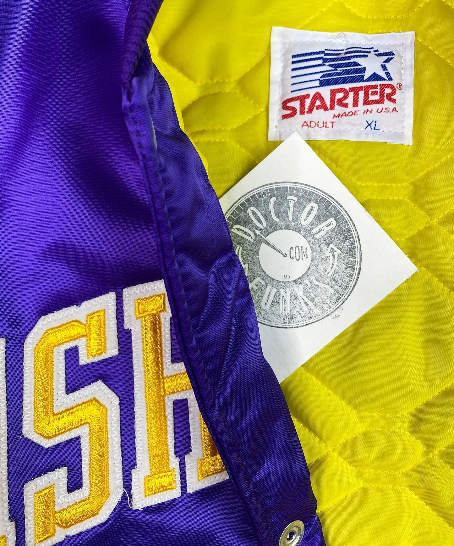 Washington Huskies 90s Starter Satin Jacket NEW w/ Tags
