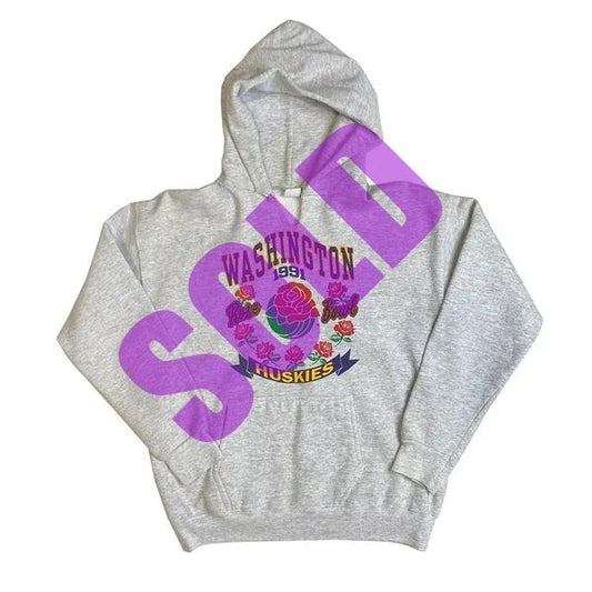 Washington Huskies UW 1991 Rose Bowl Hoody Sweatshirt
