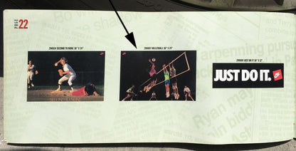 Nike Original 90s Volleyball Poster NEW