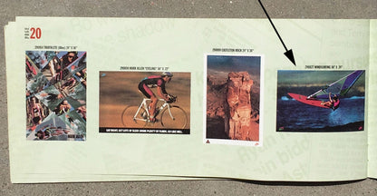 Nike Aqua Gear "Windsurfing" Poster Original 90s NEW