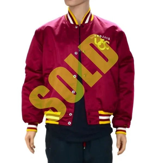 USC Southern Cal NCAA Authentic Starter Coaches Dugout Jacket Size XL