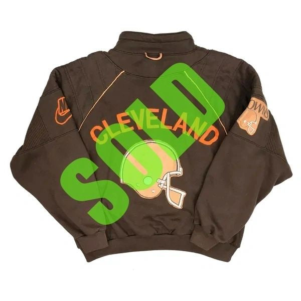 Nike Cleveland Browns Gray Tag Pullover Crew Sweatshirt