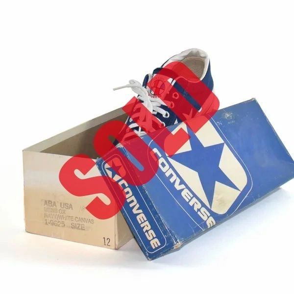 Converse 1970s ABA Shoes W/ Original Box Size 12