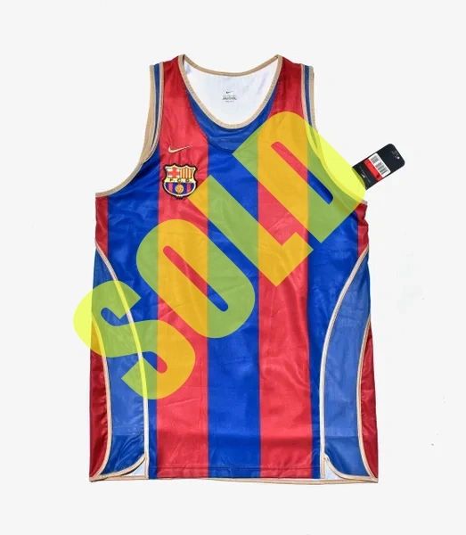 Nike FC Barcelona Euro Basketball Olympics Jersey NEW
