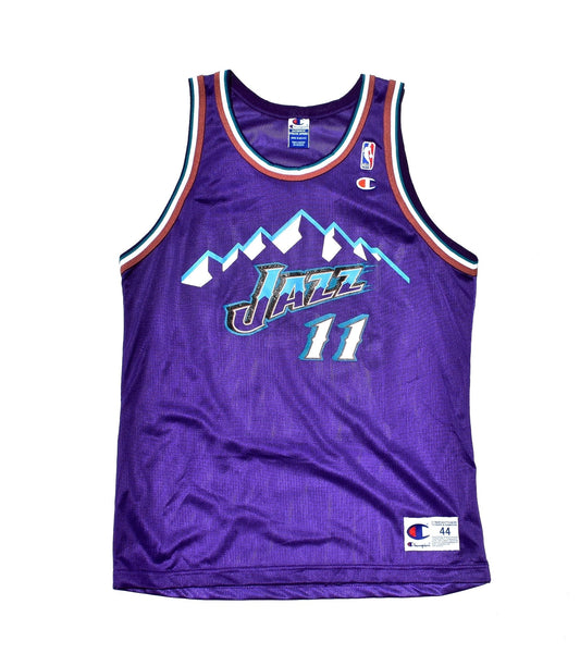 Utah Jazz Jacque Vaughn Champion Jersey