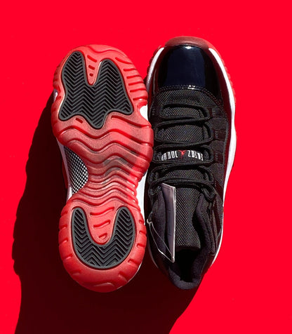 Nike Air Jordan 11 XI BRED Sample Size 3.5Y
