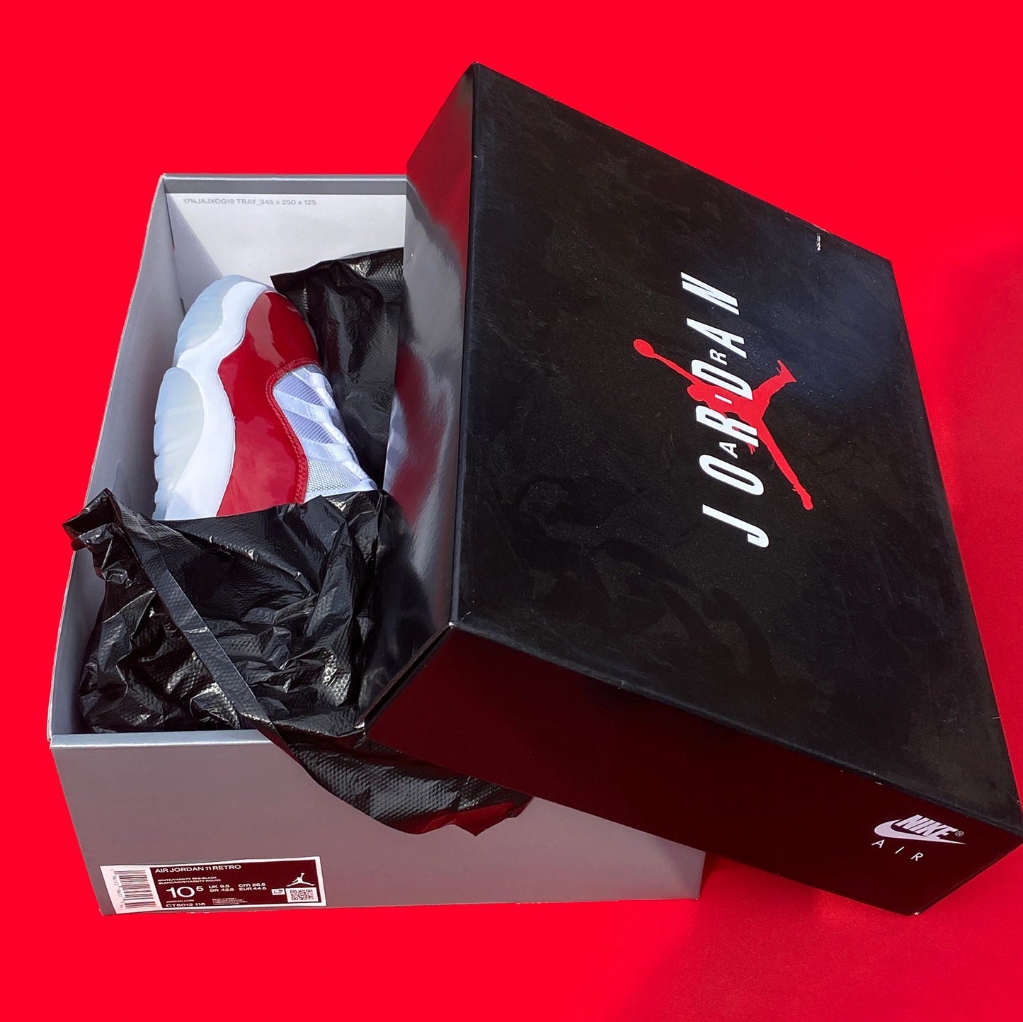Nike Air Jordan 11 XI White Cherry New Size 10.5