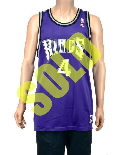 Sacramento Kings Chris Webber Champion Jersey Size 48