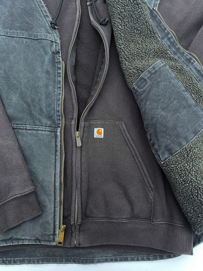 Carhartt Heavy Cotton Hoody + Duck Vest Combo