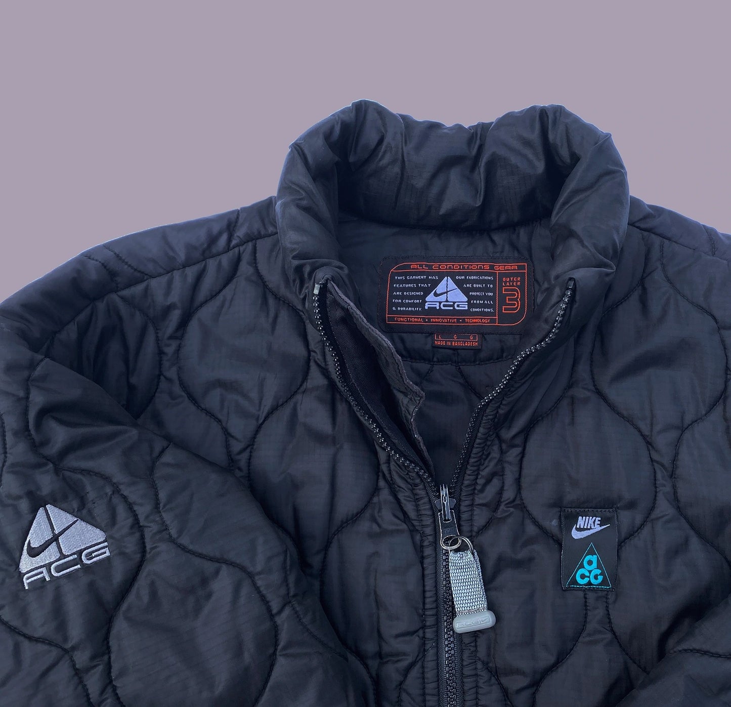 Nike ACG Quilted Outer Layer 3 Jacket + Custom Label