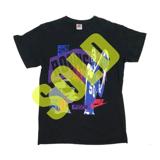 Nike Gray Tag David Robinson Single Stitch T-shirt NEW
