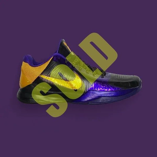 Nike Kobe V 5 Lakers 2010 Sample Size 9 New