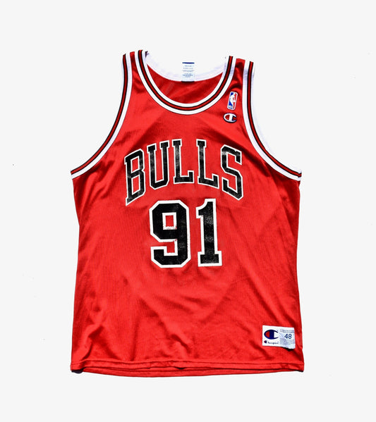 Dennis Rodman Chicago Bulls Champion Jersey
