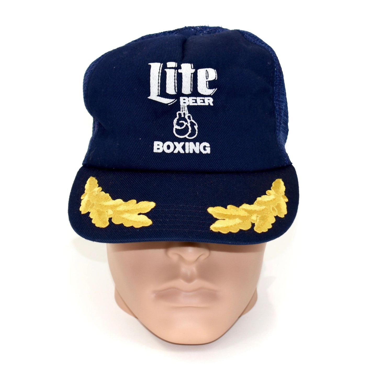 Miller Lite X Boxing 80's Trucker Mesh Snap Back Hat
