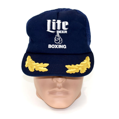 Miller Lite X Boxing 80's Trucker Mesh Snap Back Hat