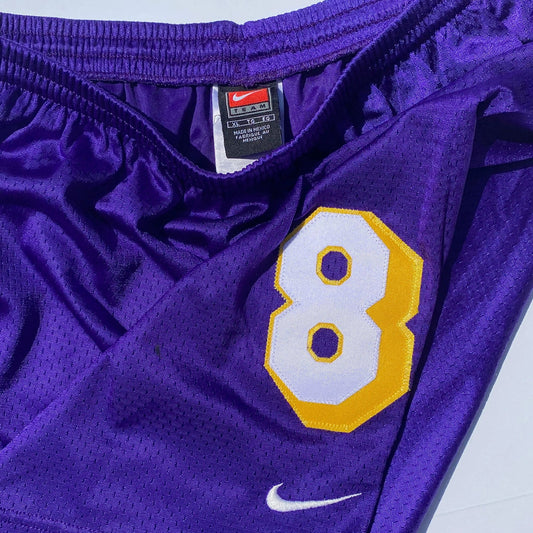 Kobe Bryant Nike Y2K Mesh Team Practice Shorts "8"
