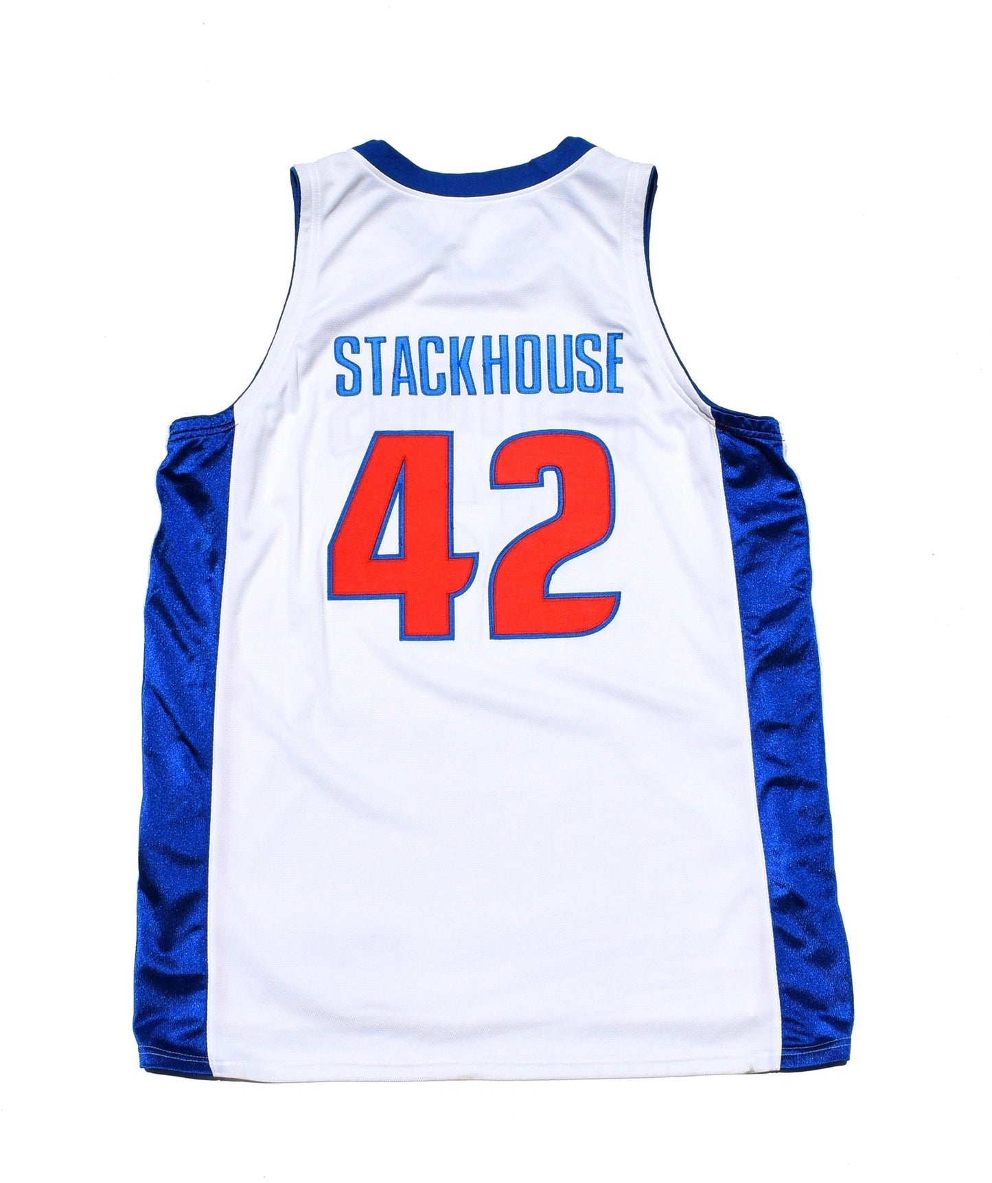 Detroit Pistons 2001-02 Nike Authentic Pro-Cut Jerry Stackhouse Game Jersey