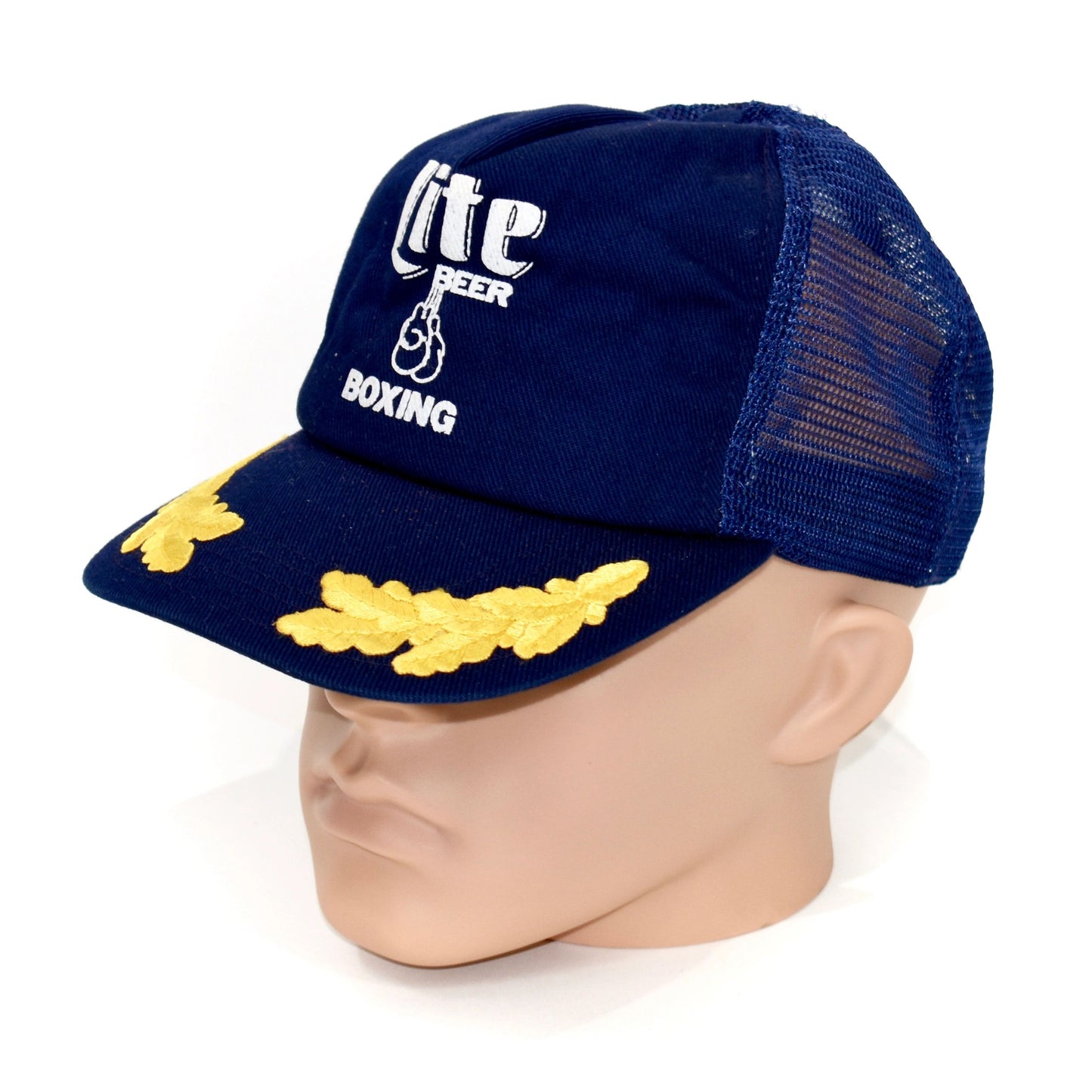 Miller Lite X Boxing 80's Trucker Mesh Snap Back Hat